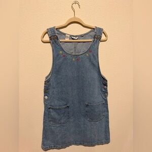 Embroidered Denim Women’s Dress